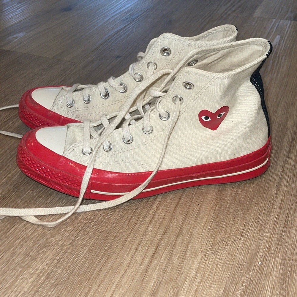 Comme des Garçons PLAY Converse Red Sole High Top - Picture 7 of 13